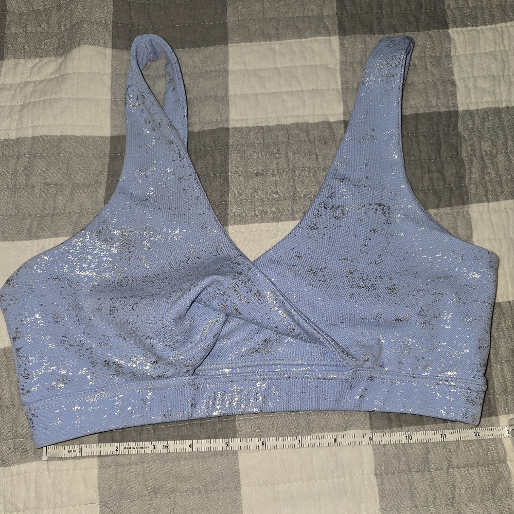 *sale* Sparkly Blue Sports Bra